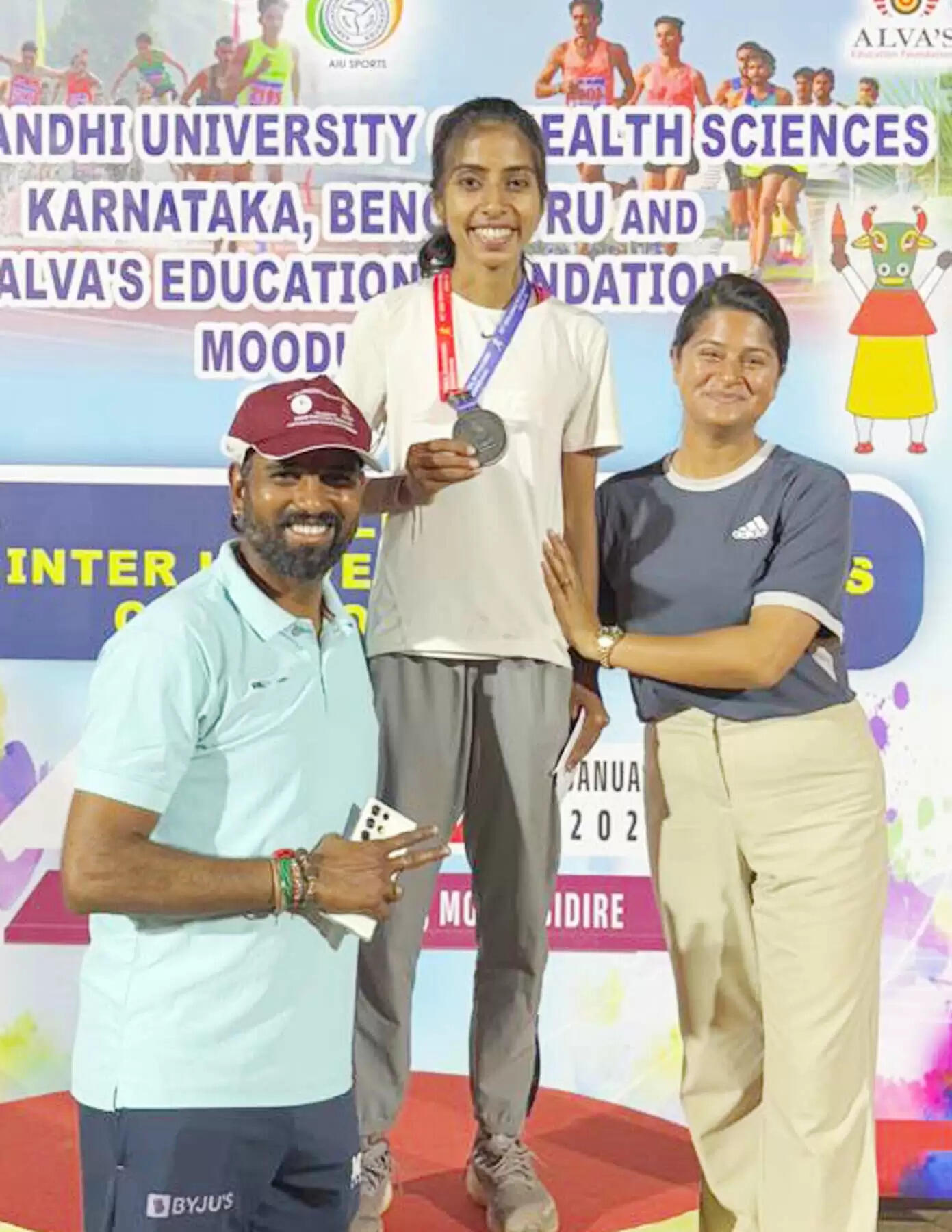 गुरुग्राम की बेटी ने इंटर यूनिवर्सिटी एथलेटिक चैंपियनशिप में जीता रजत