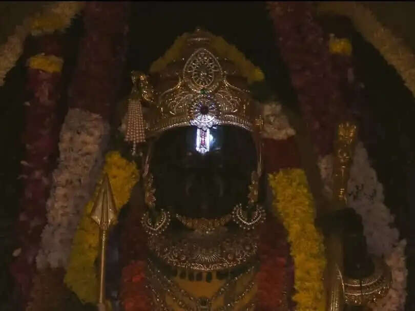 जन्मभूमि मंदिर में प्रभु श्रीराम का मनाया जन्मोत्सव, सूर्य की किरण ने किया मस्तकाभिषेक