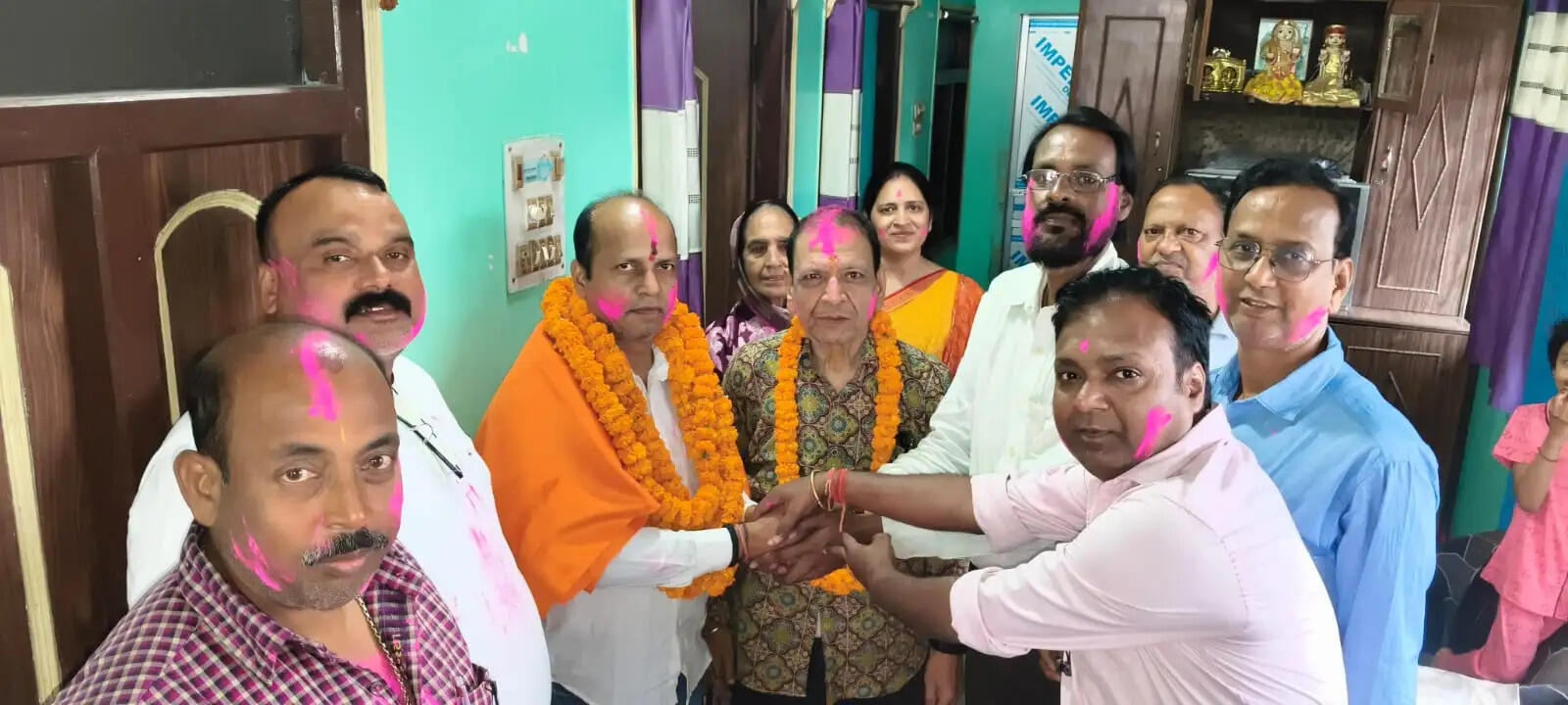 श्याम भक्त मण्डल ने किया जदयू नव मनोनीत जिलाध्यक्ष का स्वागत