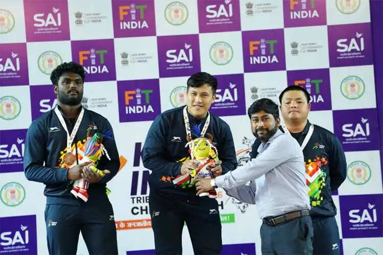 खेलो इंडिया ट्राइबल गेम्स 2026: पुरुष भाराेत्तोलन 88 किग्रा वर्ग में अरुणाचल के रुबा ताडु बने चैंपियन