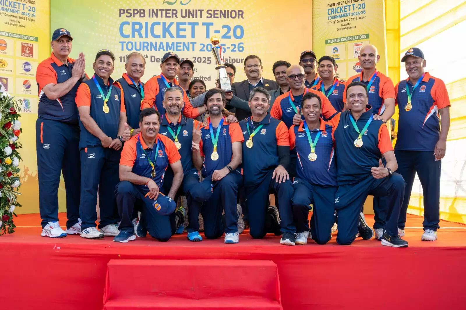 आईओसीएल बनी पीएसपीबी इंटर-यूनिट सीनियर टी-20 क्रिकेट टूर्नामेंट 2025–26 की चैंपियन