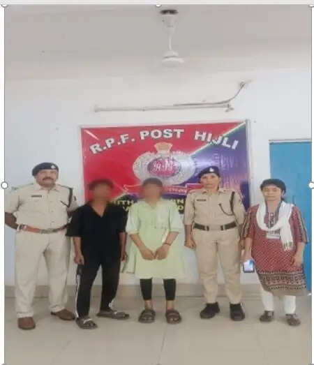 घर से भागे दो नाबालिगों को दांतन रेलवे स्टेशन से आरपीएफ ने पकड़ा