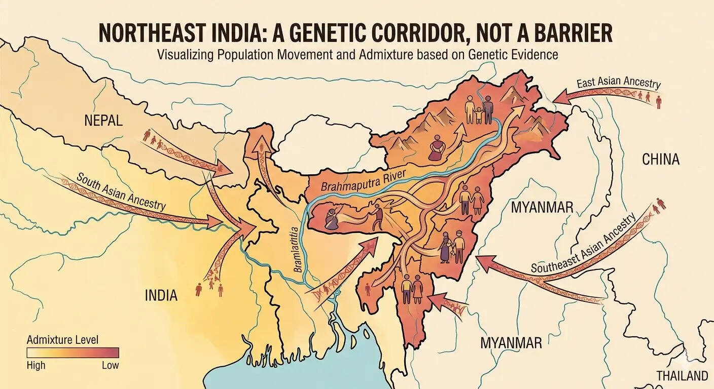 वाराणसी : पूर्वोत्तर भारत की आनुवंशिक गुत्थी सुलझी, बीएचयू सहित दस संस्थानों के वैज्ञानिकों ने बैरियर थ्योरी को किया खारिज
