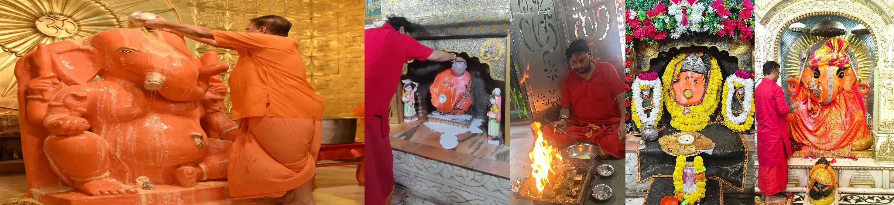 हरियाली अमावस्या पर गणेश मंदिरों में गूंजे मंत्र: पंचामृत अभिषेक से हुआ प्रथम पूज्य का श्रृंगार