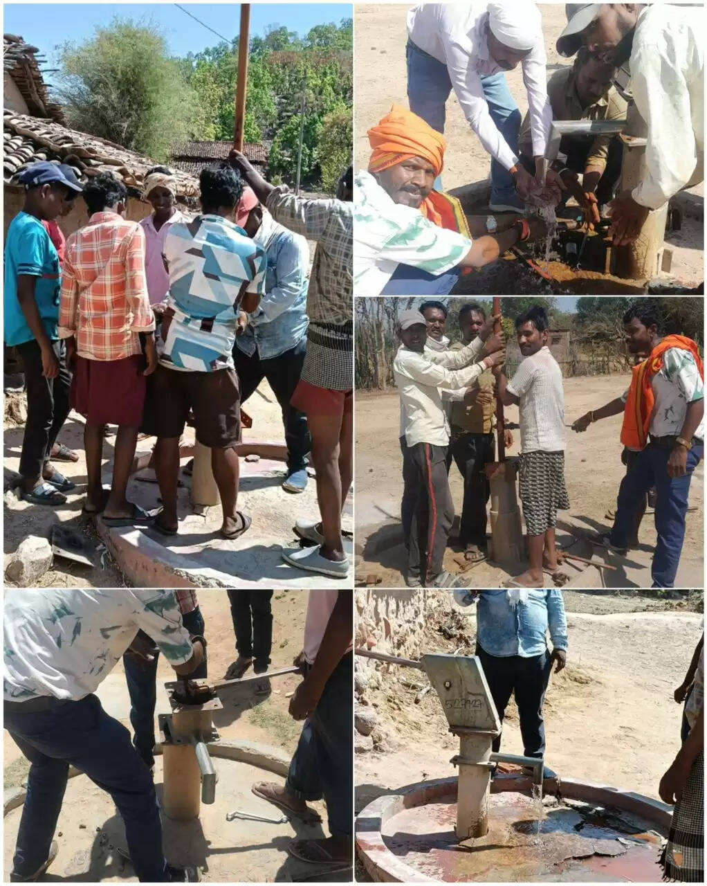 एमसीबी : भीषण गर्मी में राहत, गांव-गांव पहुंचकर हैंडपंप दुरुस्त कर रही मरम्मत टीमें