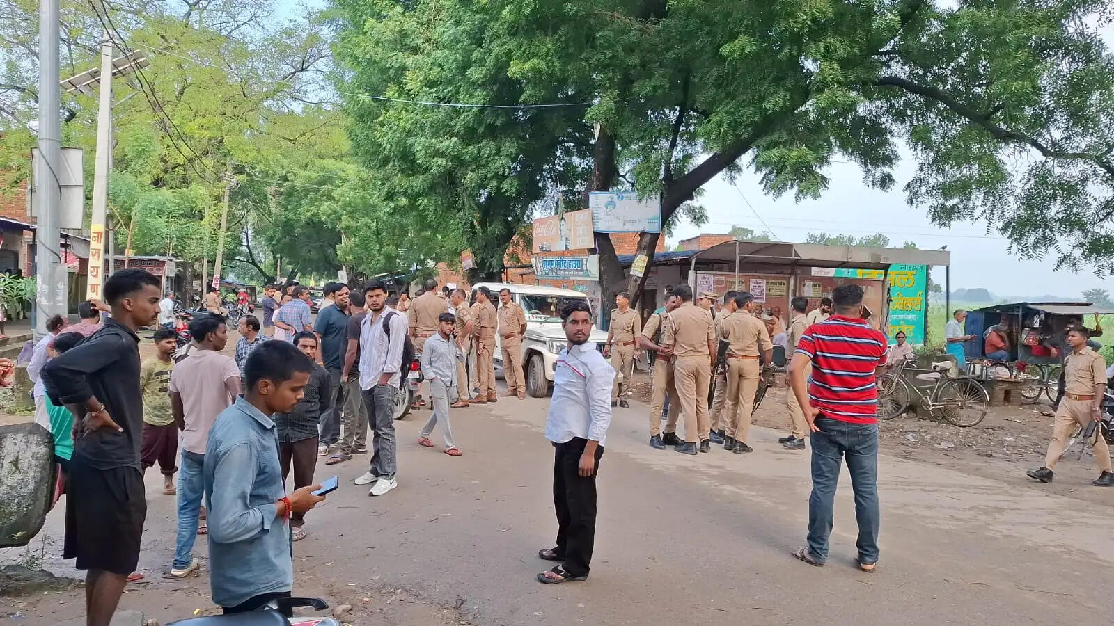 दुकान के सामने सो रहे व्यक्ति की ठोस वस्तु से मारकर हत्या