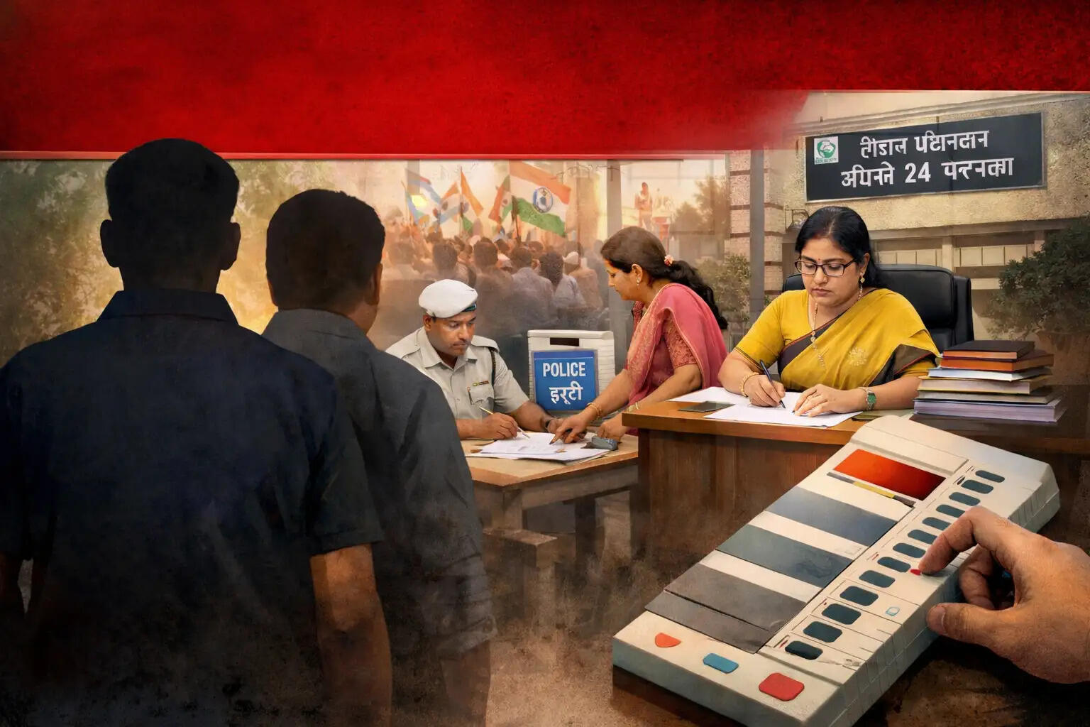 कसबा : संविदा कर्मचारियों को चुनावी ड्यूटी पर लगाने को लेकर विवाद विवाद